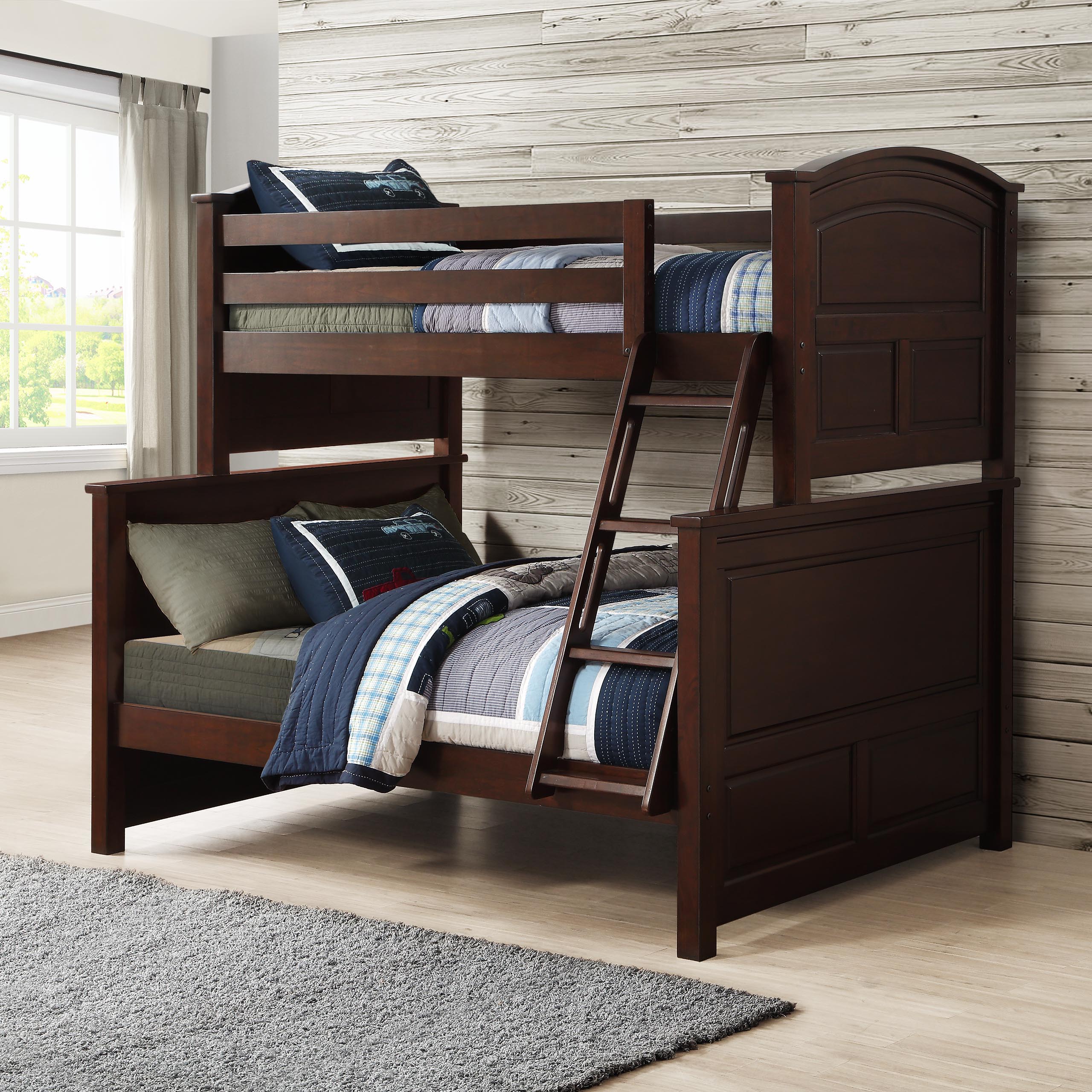 bayside furnishings twin over full bunk bed